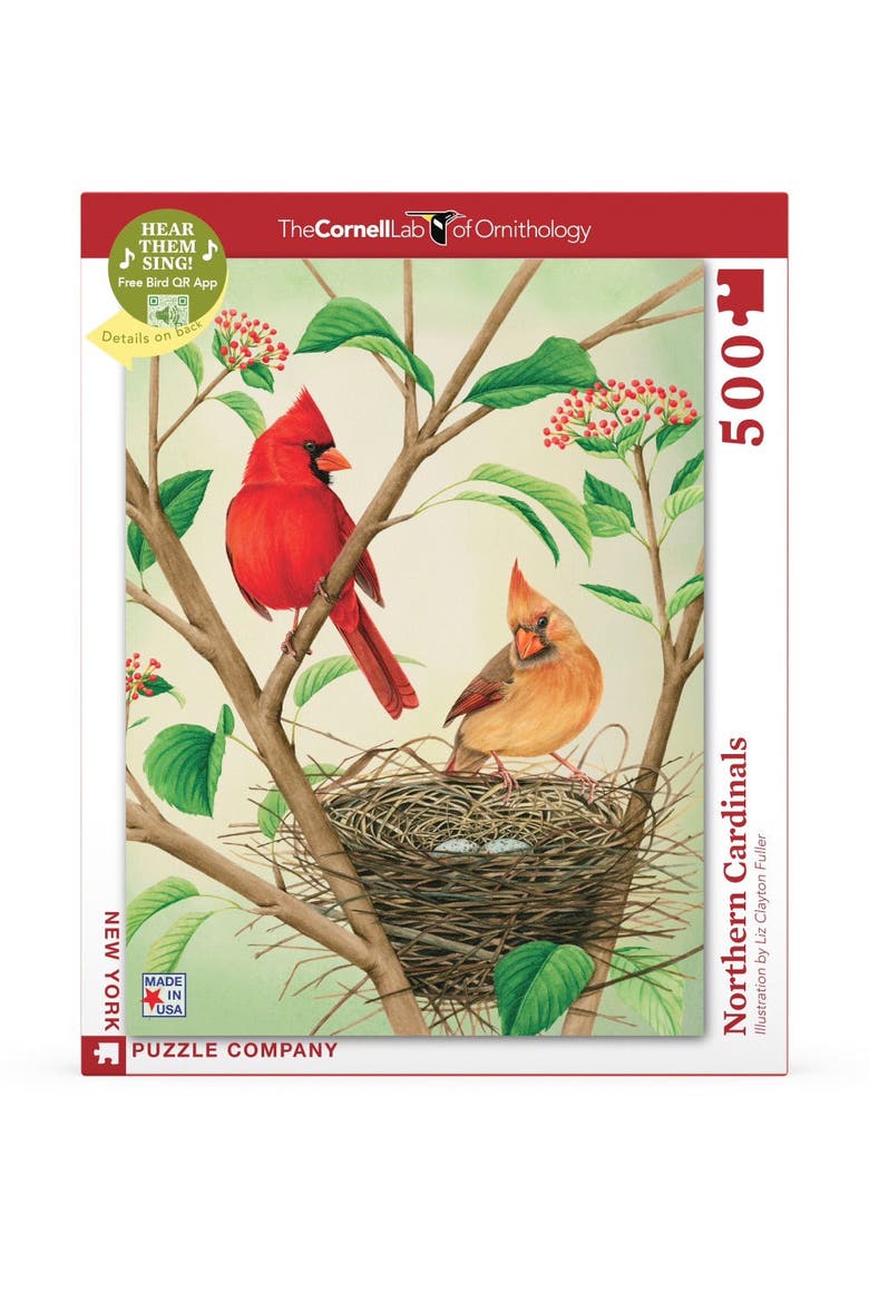 Northern Cardinals 500 Piece Puzzle, Main, color, No Color