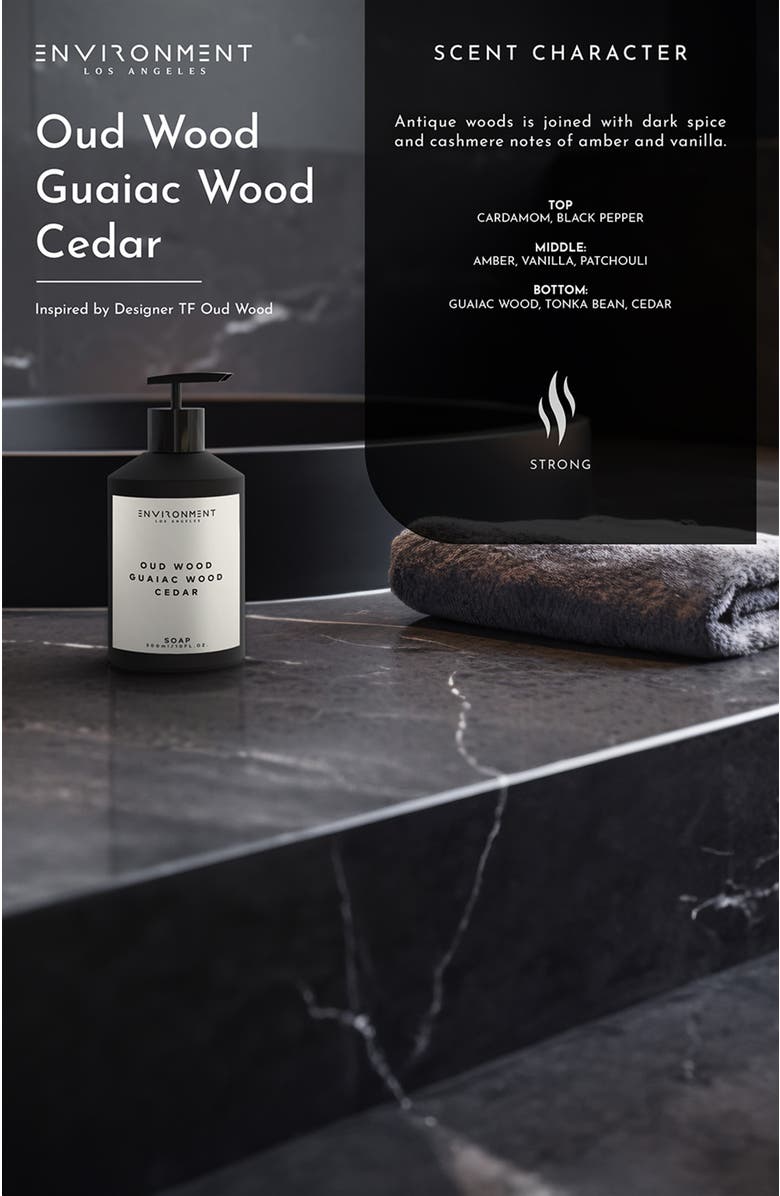 ENVIRONMENT Inspired by Designer Perfume Hand Soap, Alternate, color, Inspired By Tom Ford Oud Wood