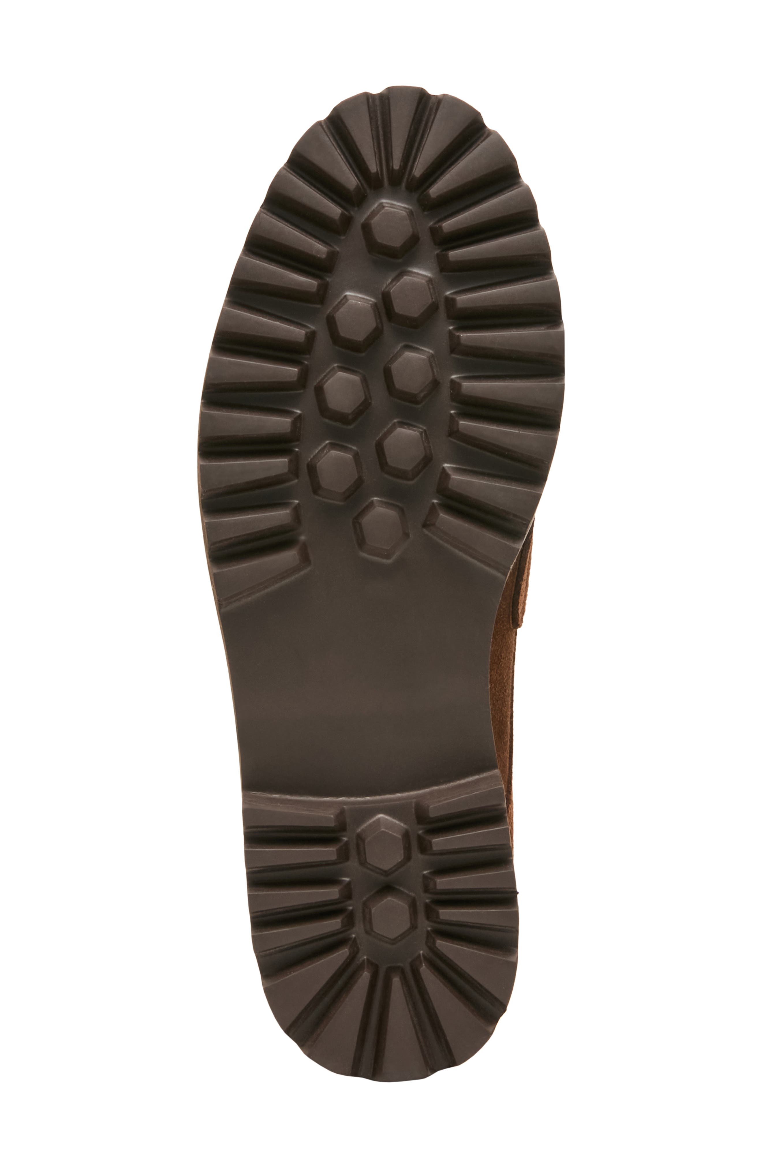 Florenz Waterproof Lug Loafer Mule, Alternate, color, CHOCOLATE SUEDE