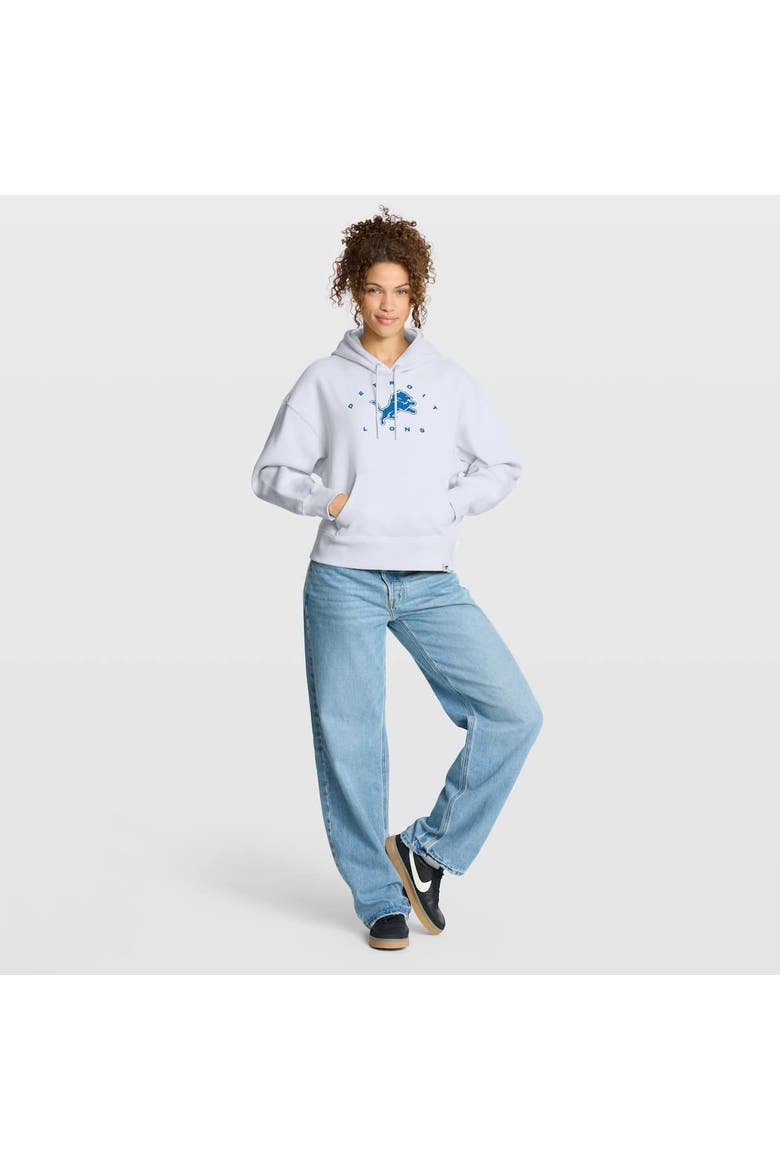 Women's Fanatics White Detroit Lions Eligible Receiver Legacy Pullover Hoodie, Alternate, color, White