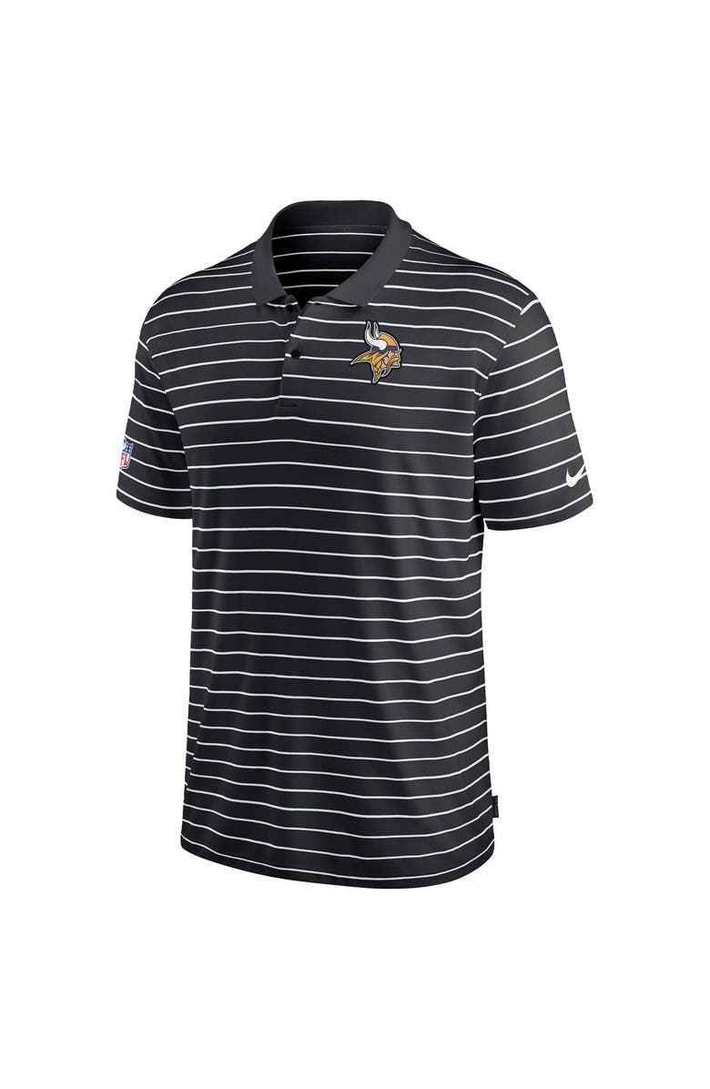 Nike Men's Nike Black Minnesota Vikings 2022 Sideline Lock Up Victory Performance Polo, Alternate, color, Black