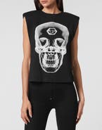 PHILIPP PLEIN T-Shirt Round Neck Skull Women