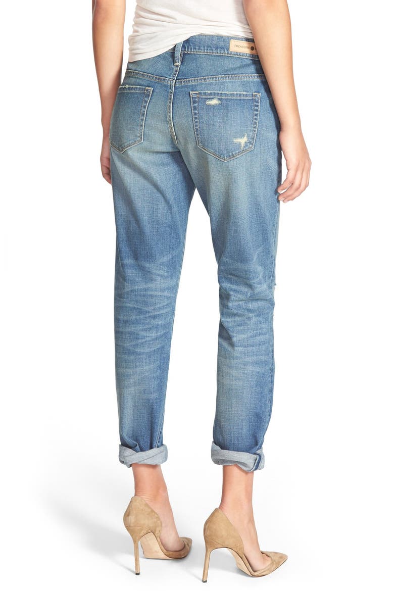 Treasure&Bond Boyfriend Jeans, Alternate, color, CROSS LIGHT TINT