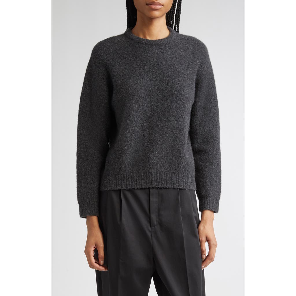 Partow London Stretch Cashmere & Silk Sweater In Gray