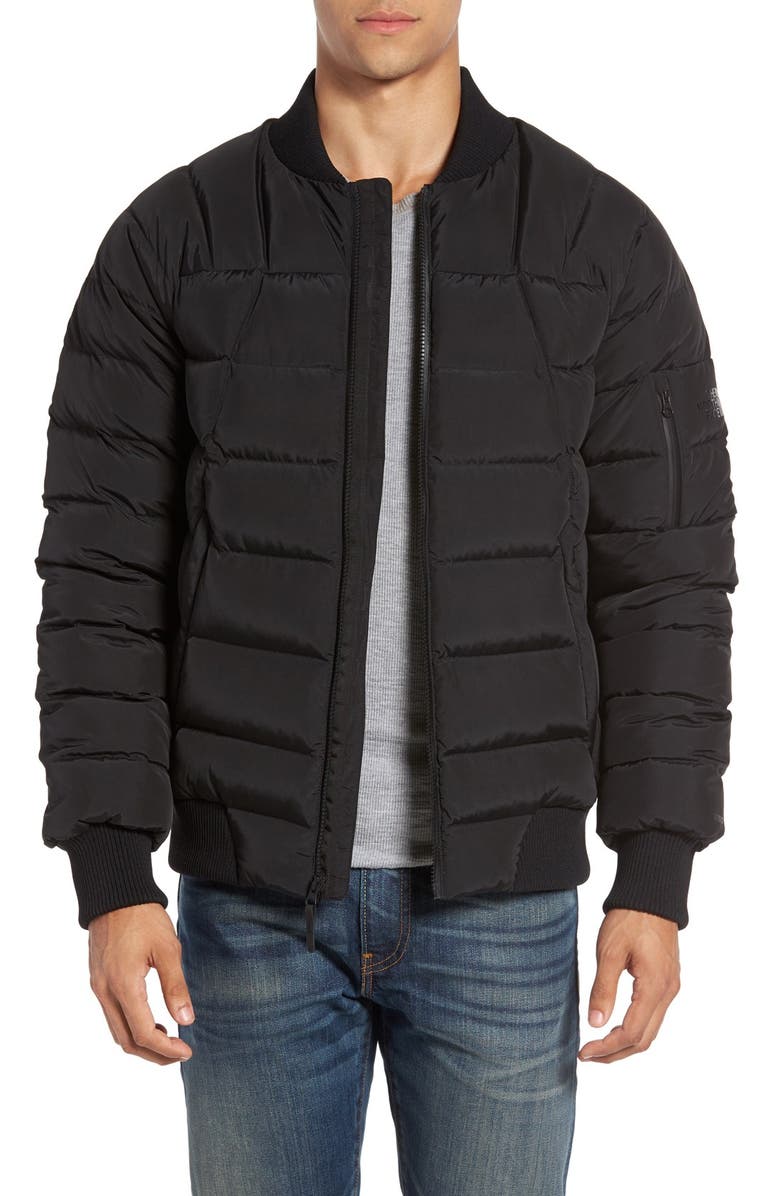 The North Face 'Kanatak' Quilted Water Resistant Bomber Jacket, Main, color,