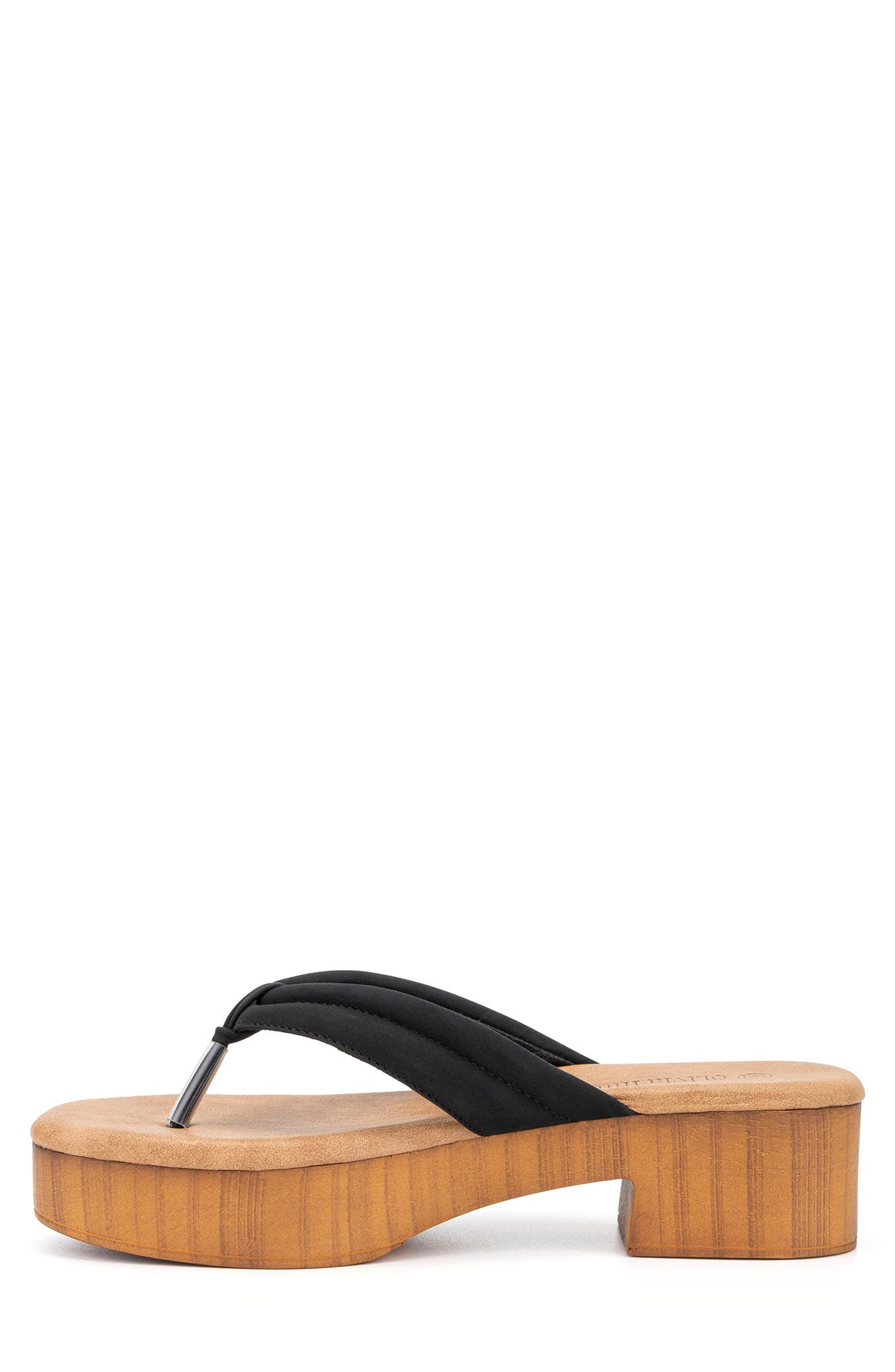 OLIVIA MILLER Caye Thong Block Heel Sandal, Alternate, color, 