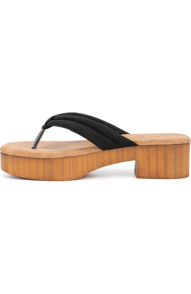 OLIVIA MILLER Caye Thong Block Heel Sandal, Alternate, color,