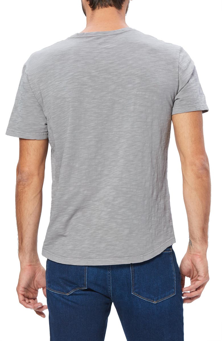PAIGE Kenneth Cotton Slub T-Shirt, Alternate, color, Dawn Gry