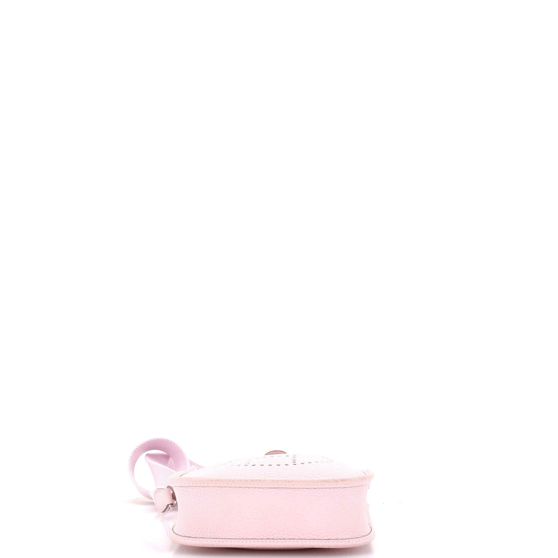Pre-Owned Hermes Evelyne Bag Gen III Clemence TPM, Alternate, color, Mauve Pale