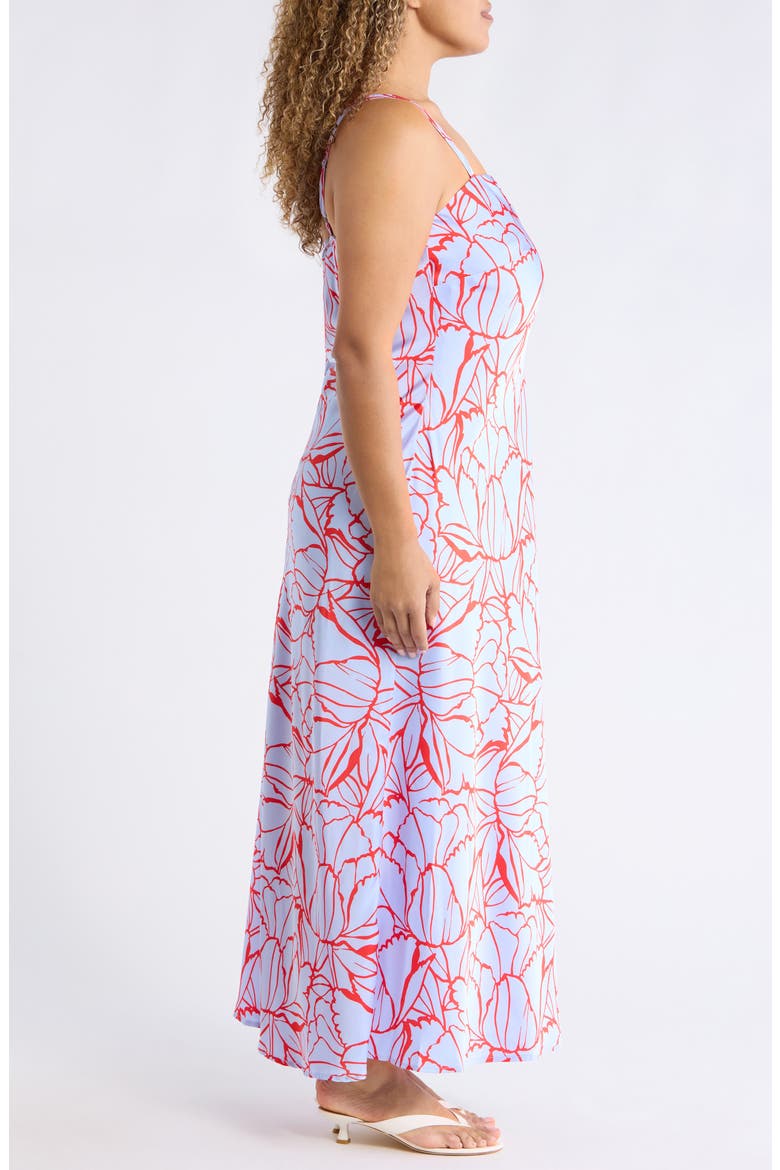 Cerys Floral Print Sleeveless Maxi Dress, Alternate, color, LAVENDER-MUL