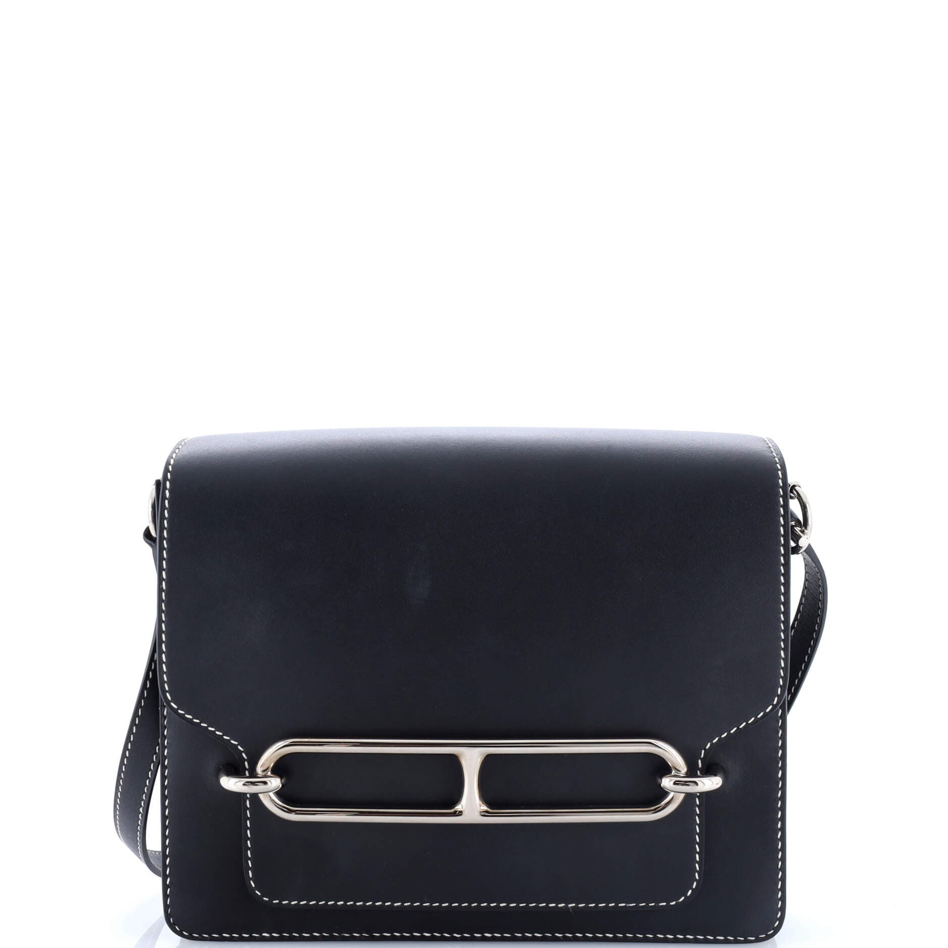 Pre-Owned Hermes Roulis Bag Sombrero 23, Main, color, Noir