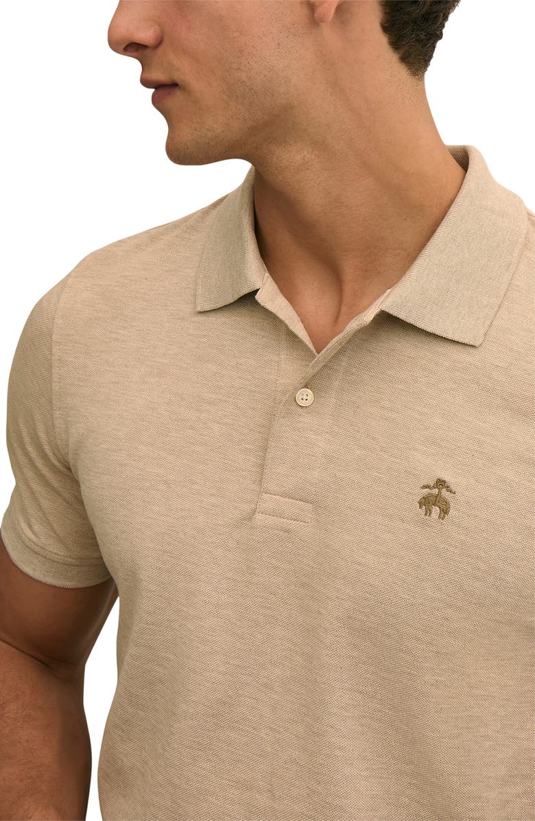 Brooks Brothers Solid Cotton Pique Polo, Alternate, color, Bros