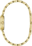 GUESS Crystal Bezel Two-Tone Bracelet Watch, 25mm