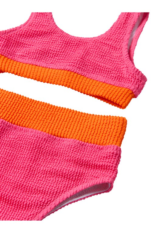 Seaesta Surf Kids' Crinkle Two-piece Swimsuit In Purple