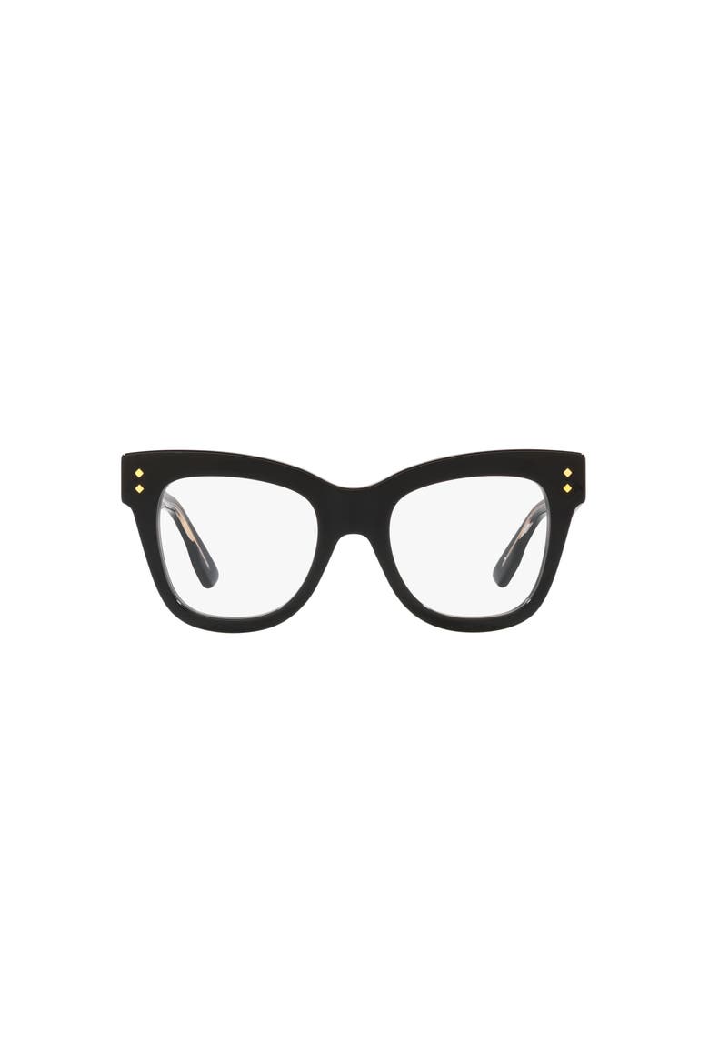 50mm Cat Eye optical glasses, Alternate, color, Black