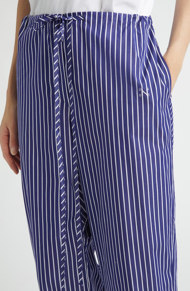 NACKIYÈ Life Is a Beach Stripe Crop Poplin Pajama Pants, Alternate, color, Sailor Stripe