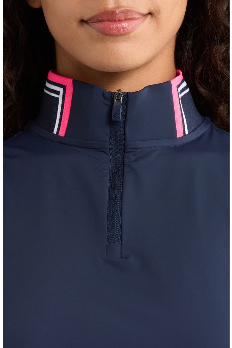 Tech Mock Neck UPF 50+ Vest, Alternate, color, TWILIGHT