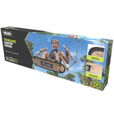 Treboard Surfin Swing, Skateboard Swing Deck, Adults & Kids 5+