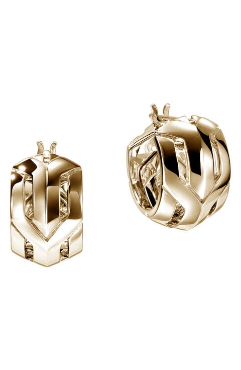 Icon 50 14K Gold Hoop Earrings, 15mm