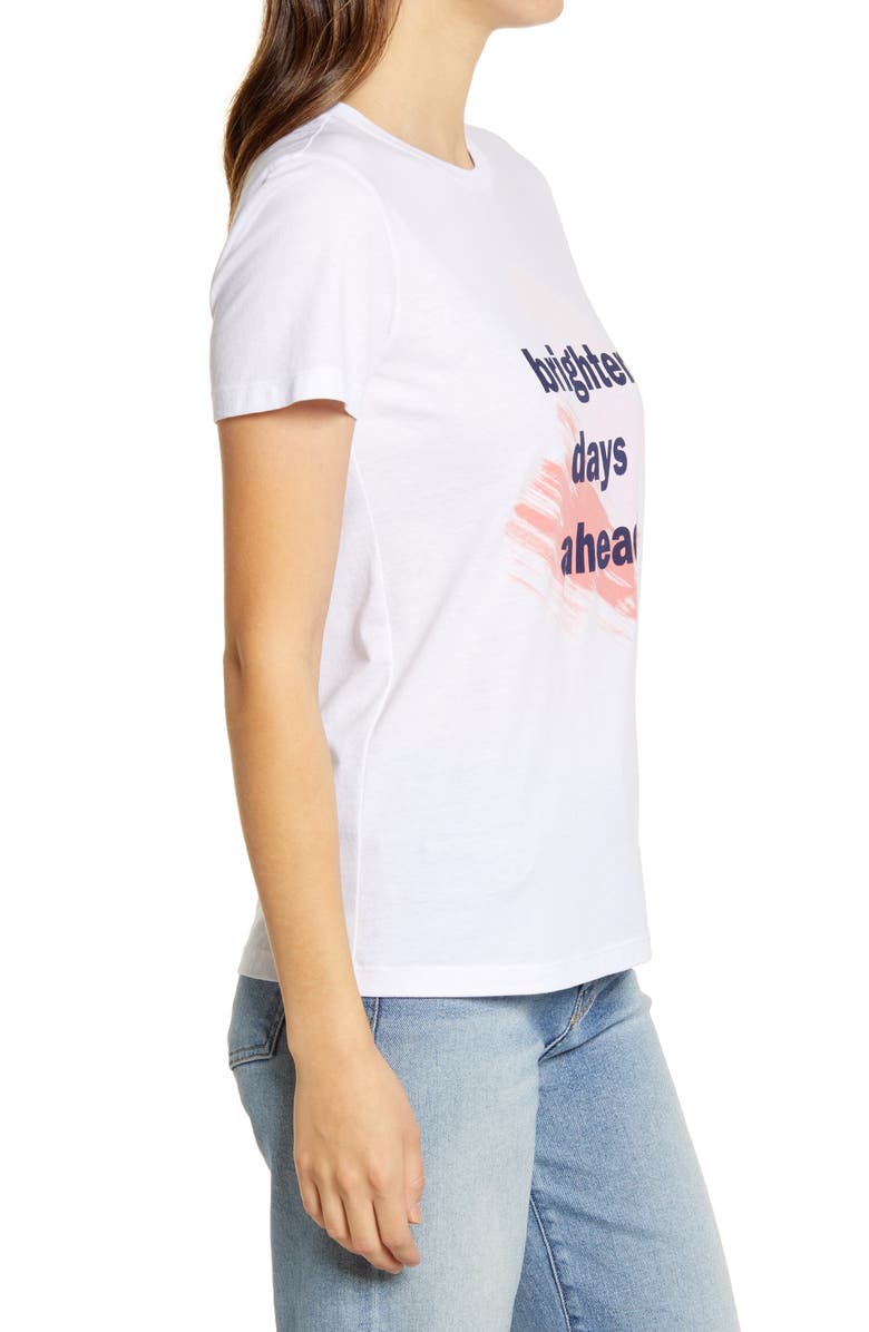 Halogen<sup>®</sup> Brighter Days Ahead Graphic Tee, Alternate, color, 