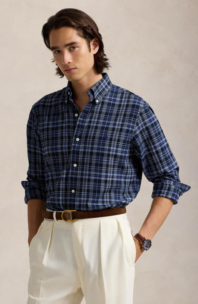 Polo Ralph Lauren Brushed Twill Button-Down Shirt, Alternate, color, 