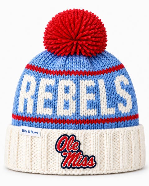 Officially Licensed Ole Miss Rebels Bobble Hat (baby)