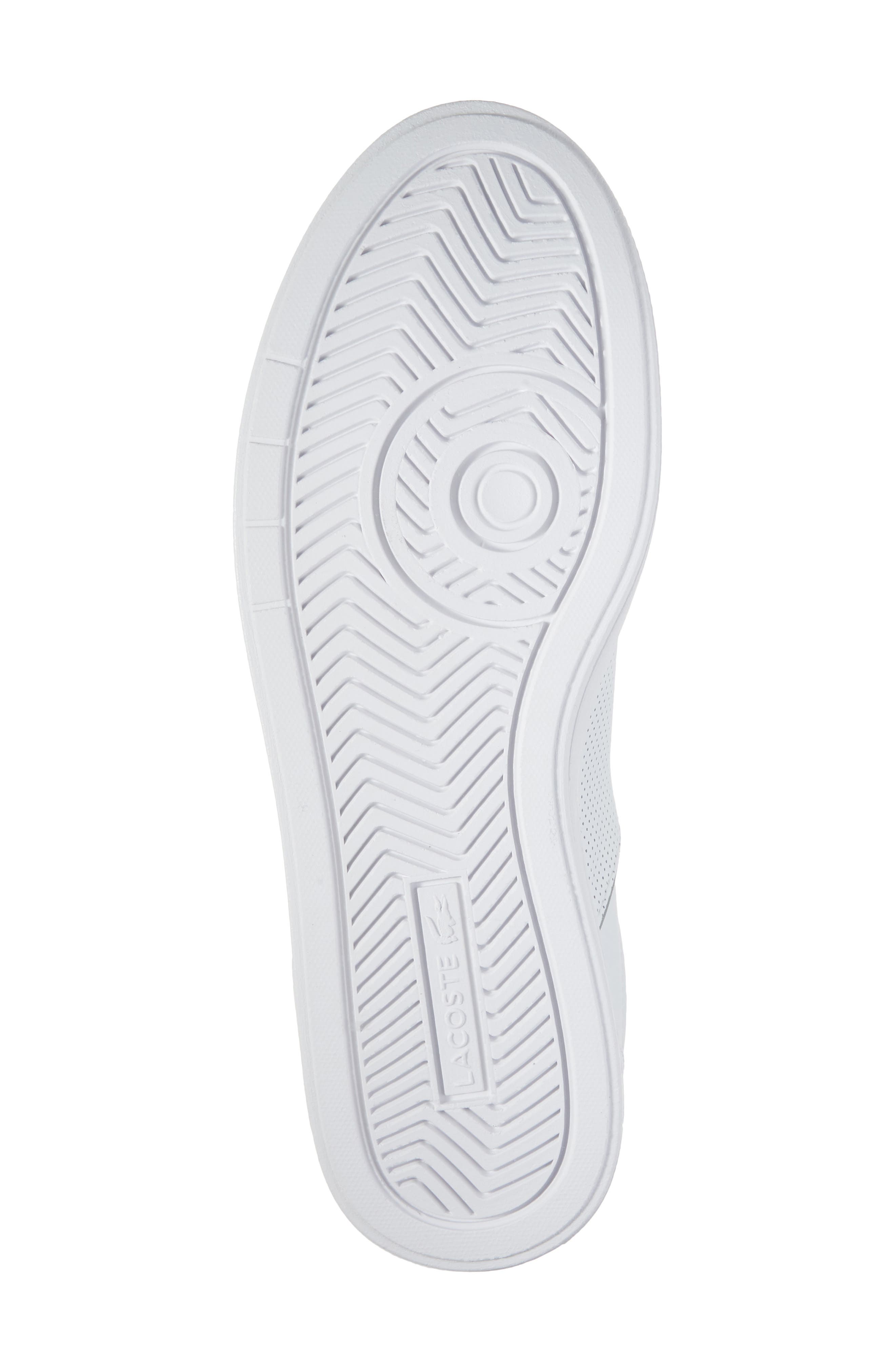 Lacoste Low Top Court Sneaker, Alternate, color, White/ Grey