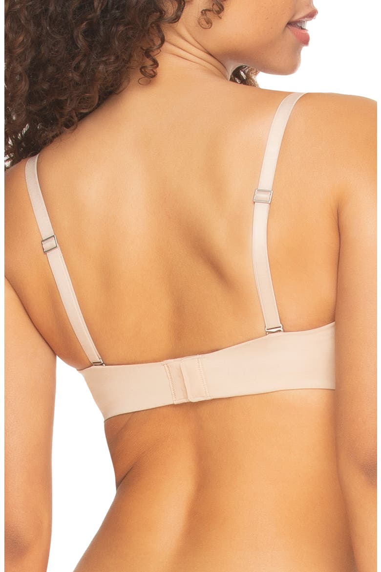 Body Luxe Convertible Strapless Underwire Contour Bra, Alternate, color, WARM NUDE
