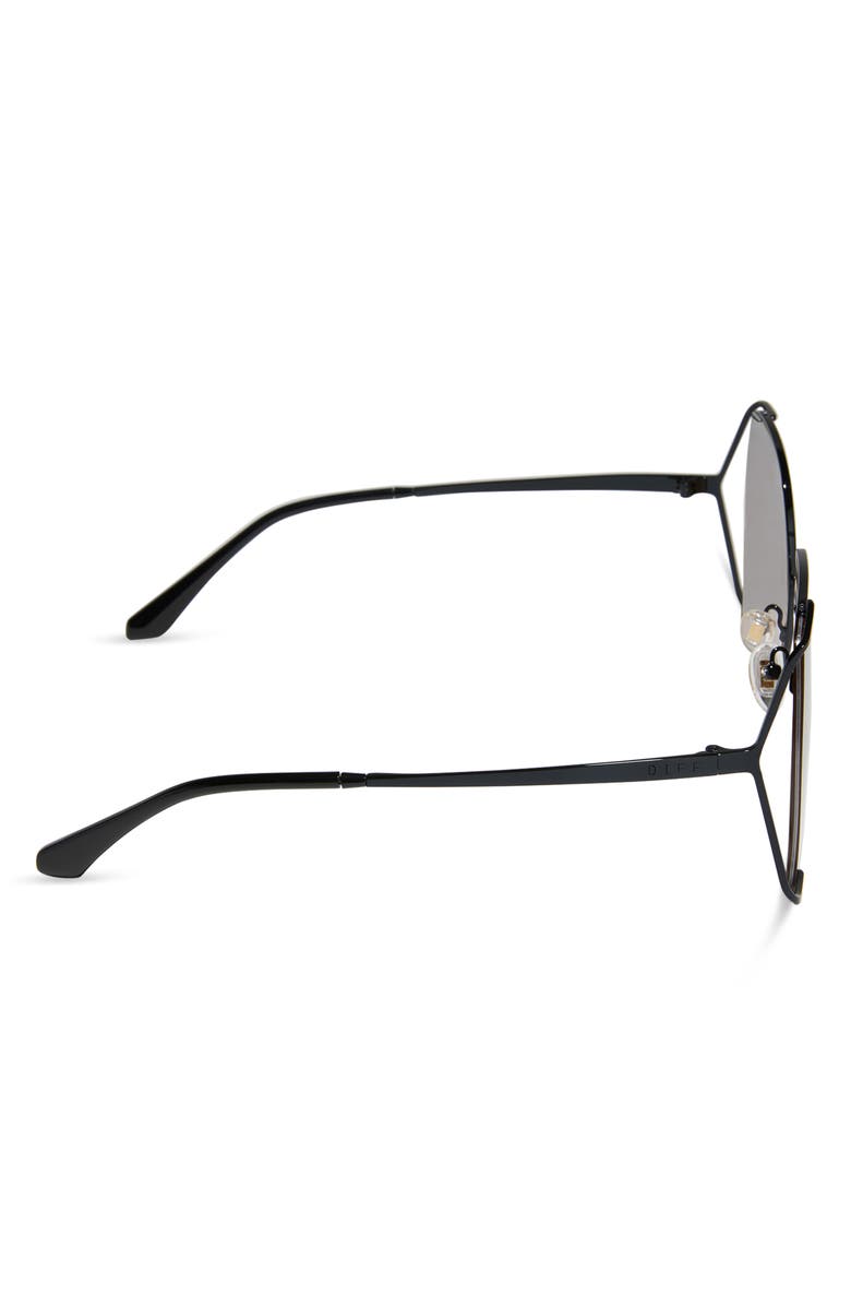 DIFF Donna IV 61mm Gradient Polarized Square Sunglasses, Alternate, color, Twilight Gradient