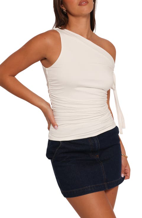 Sienna One-Shoulder Knit Top
