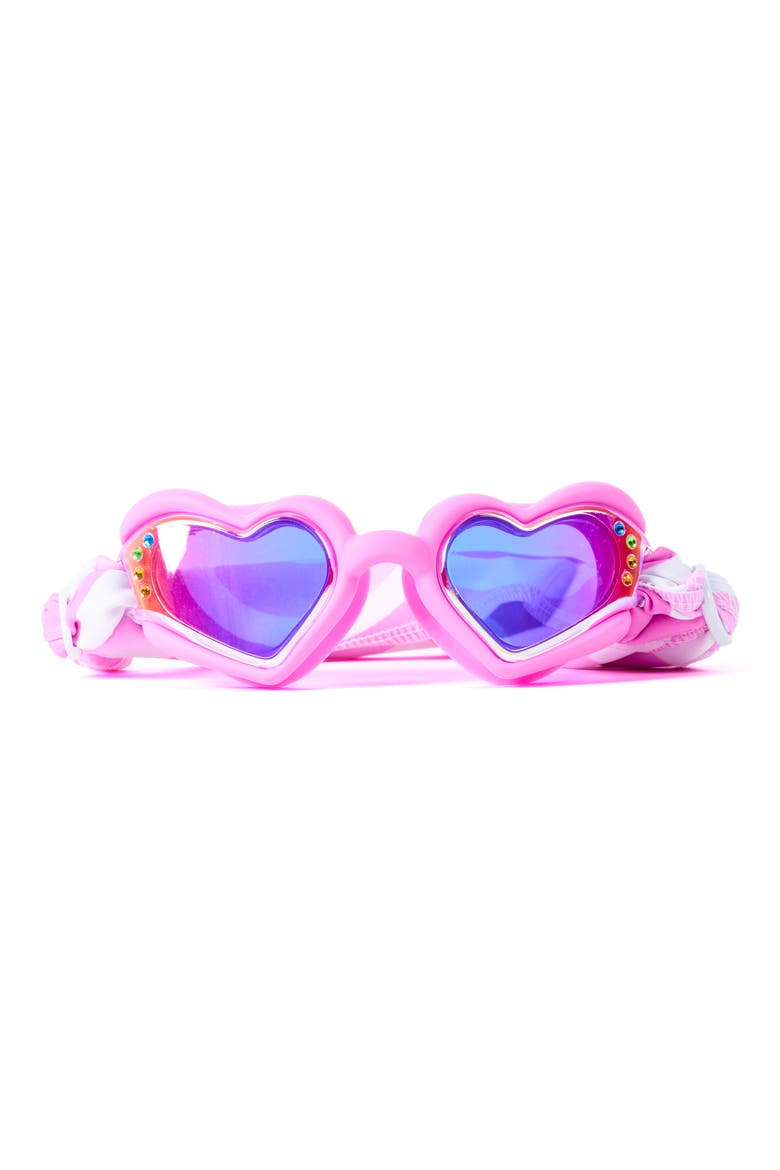 Kids' Heart Swim Goggles, Main, color, PINK