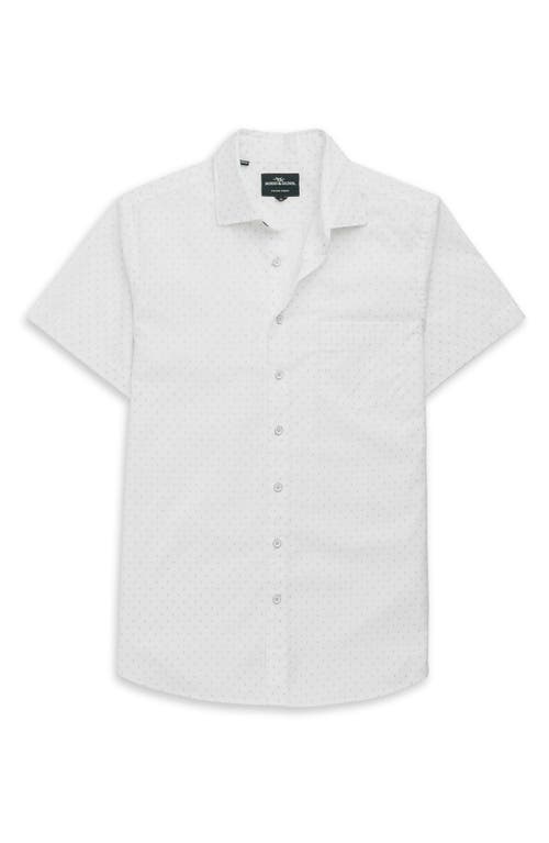 Rodd & Gunn Emerald Hill Short Sleeve Button-up Shirt In White