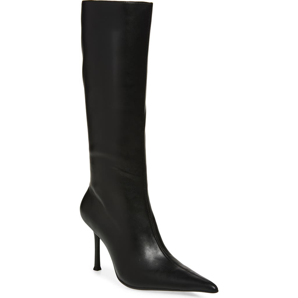 Jeffrey Campbell Darlings Pointed Toe Knee High Boot In Multi