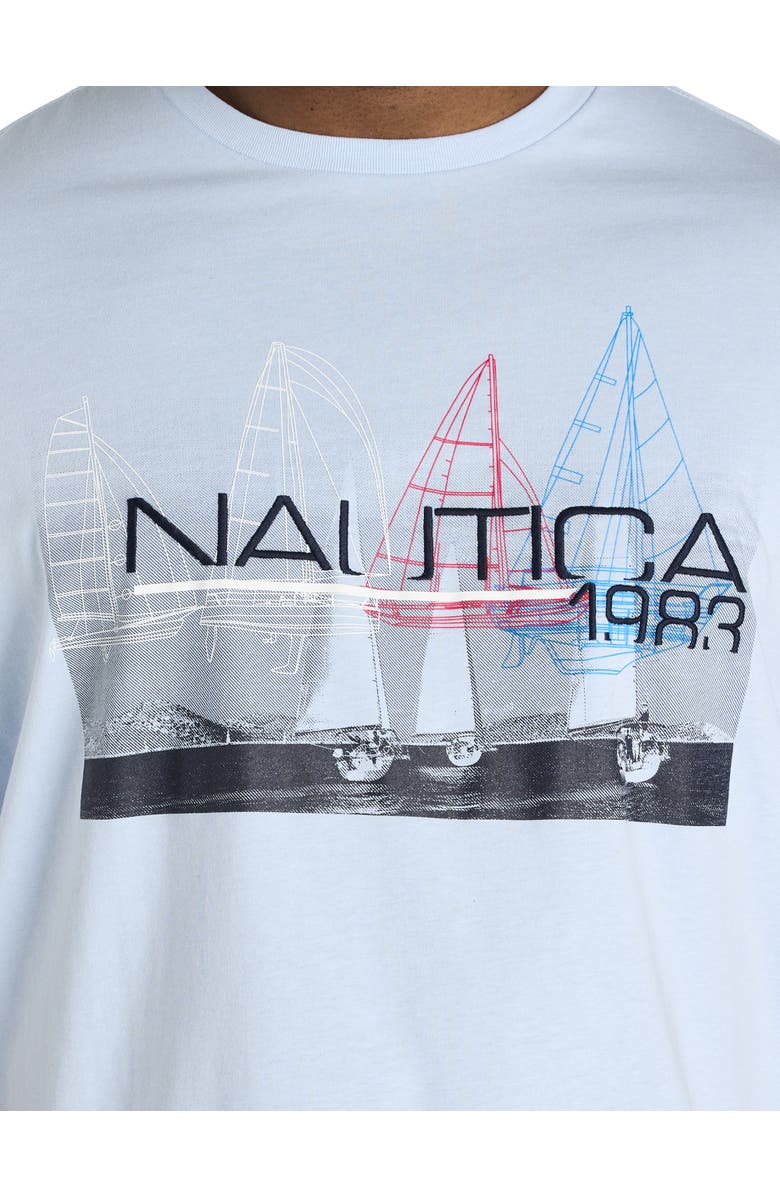 Nautica Big
Tall 1983 Sailing Graphic Tee, Alternate, color, Skyway