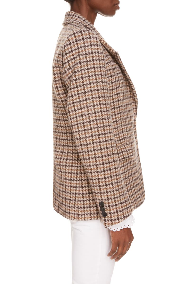Isabel Marant Étoile Kerstin Plaid Wool Blazer, Alternate, color, 