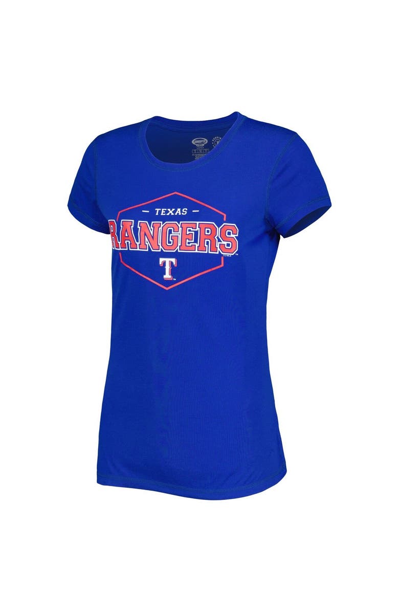 CONCEPTS SPORT Women's Concepts Sport Royal/Red Texas Rangers Badge T-Shirt & Pajama Pants Sleep Set, Alternate, color, 