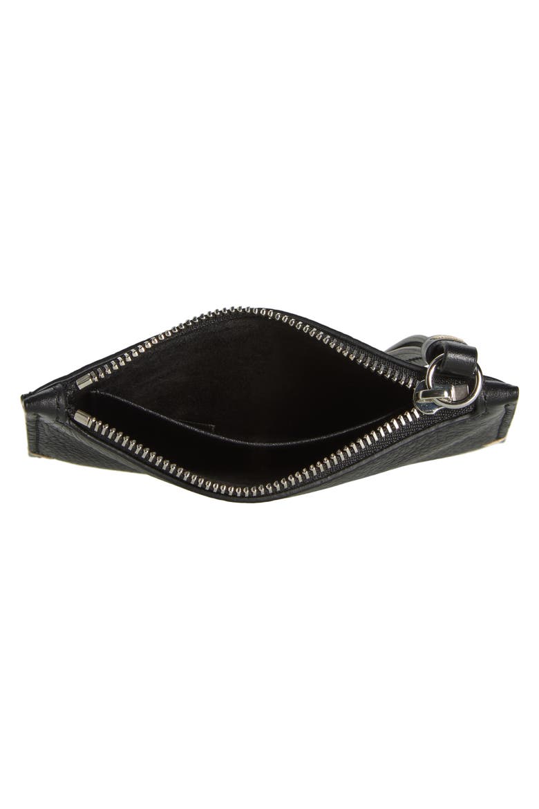 Small MM4 Leather Pouch, Alternate, color, BLACK/ BLACK/ BLACK