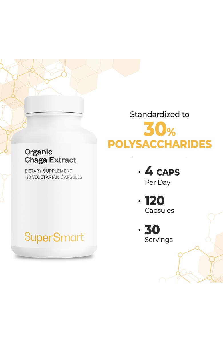 SuperSmart Organic Chaga Extract, Alternate, color, NO COLOR