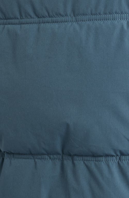 Thread & Supply Quilted Puffer Vest In Blue