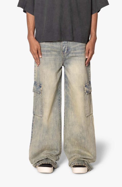 Void Baggy Denim Cargo Pants