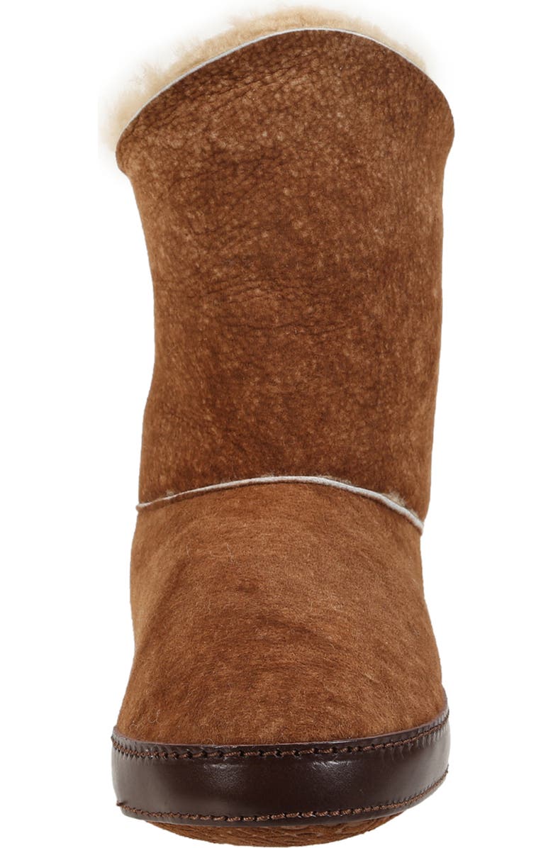 Ross & Snow Gemma Genuine Shearling Slipper Bootie, Alternate, color,