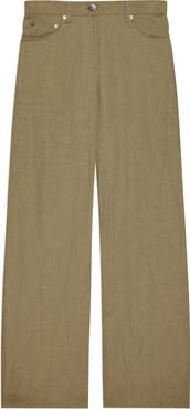 Helmut Lang Cotton Blend Bootcut Pants