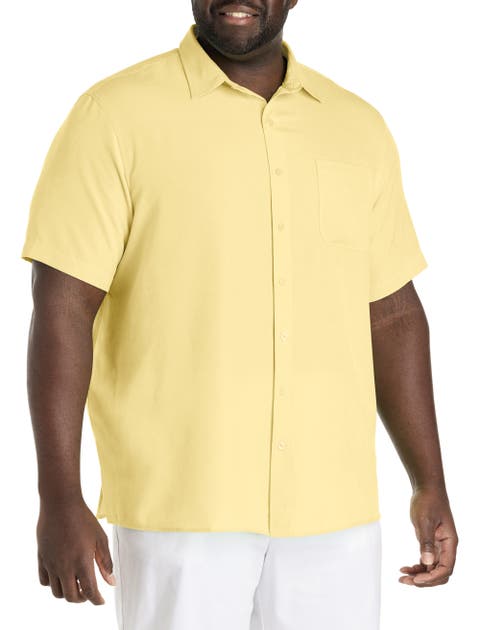 Microfiber Comfort Grid Sport Shirt