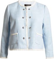 Tahari ASL Bouclé Crop Jacket