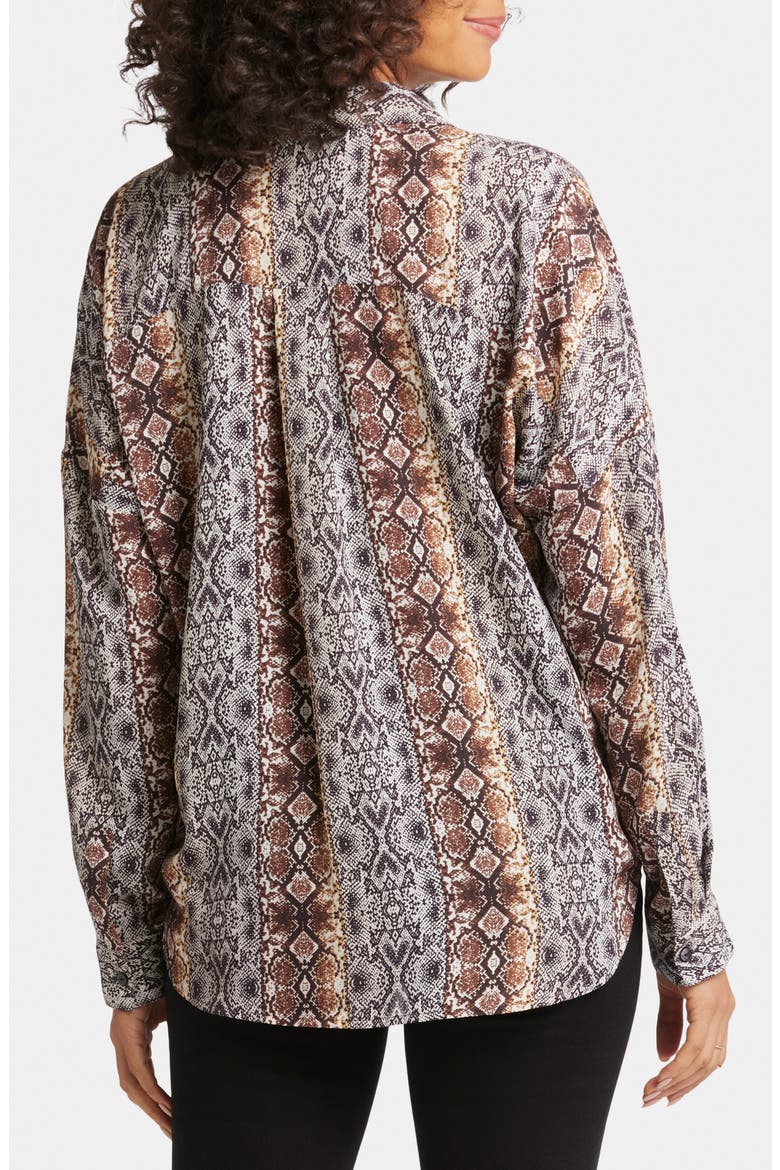 Becky Long Sleeve Georgette Top, Alternate, color, OTTAVIA