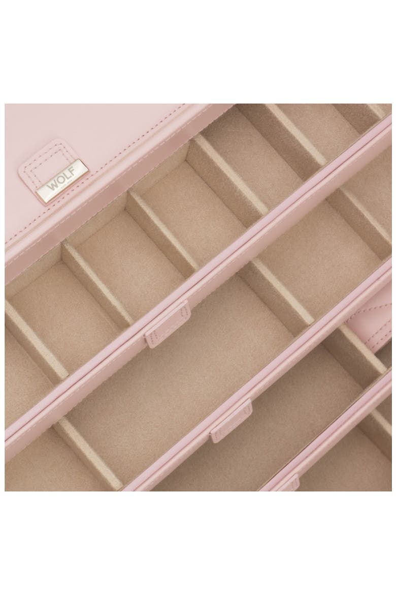 Caroline Jewelry Case, Alternate, color, ROSE QUARTZ