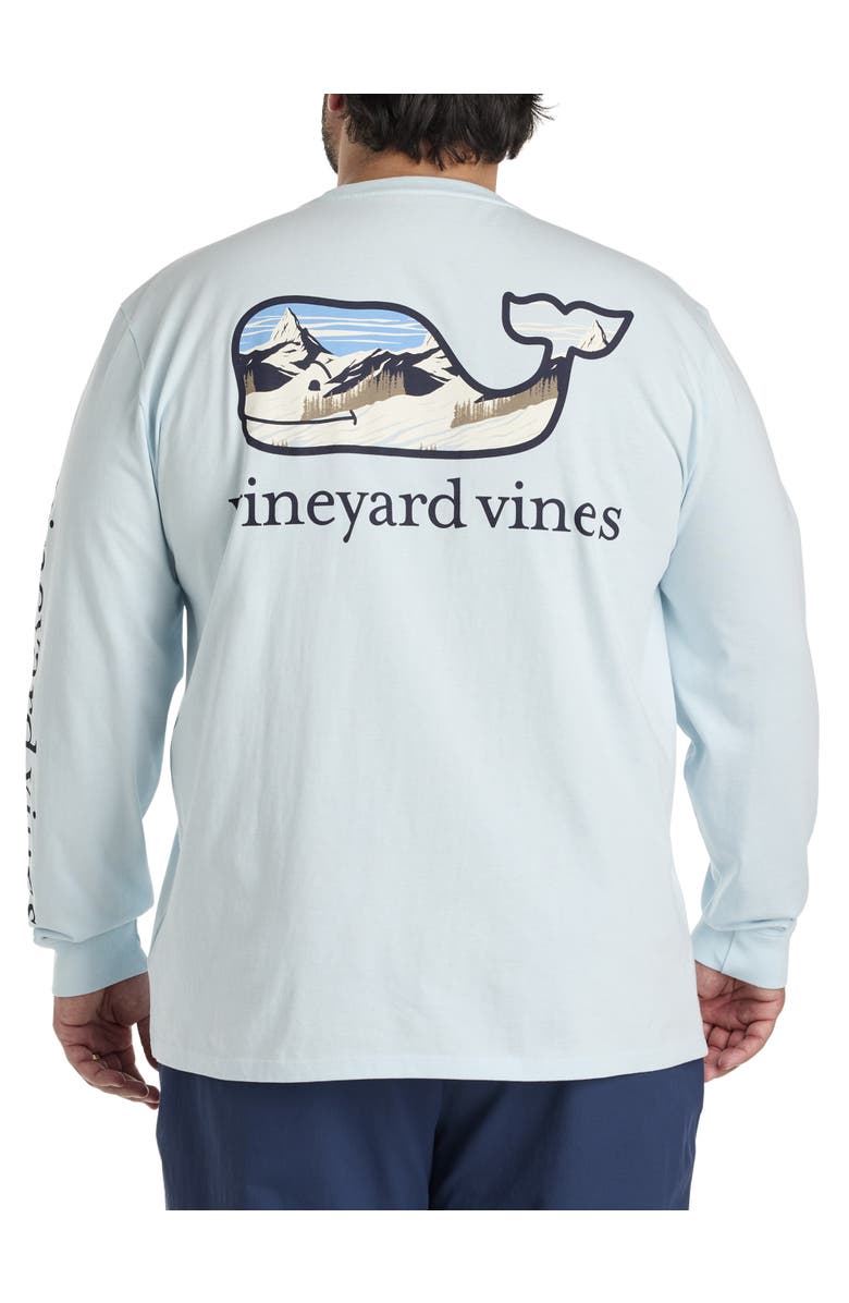 vineyard vines Big & Tall Mountain Long-Sleeve T-Shirt, Alternate, color, Pale Sky