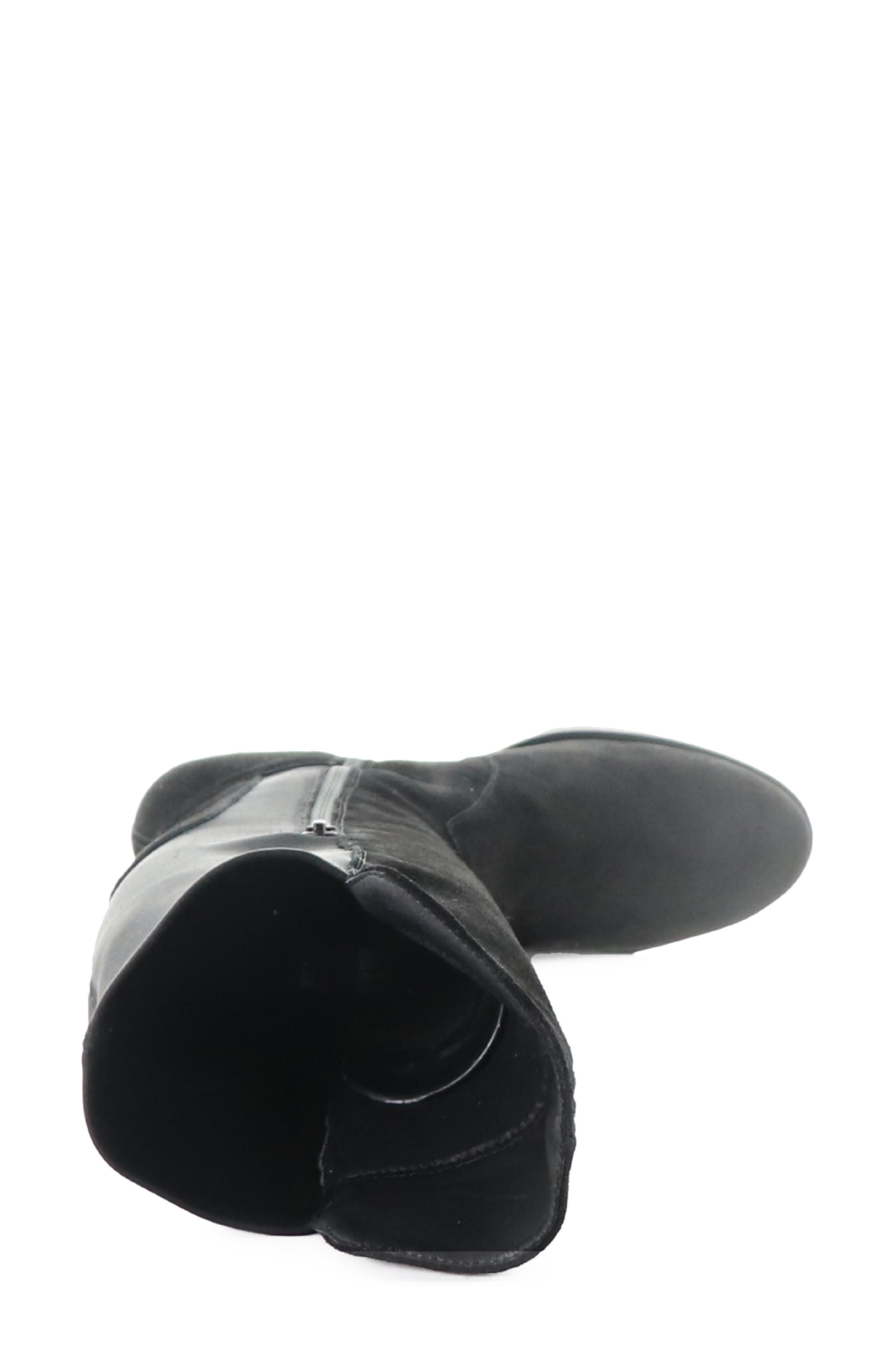 Bunt Waterproof Over the Knee Boot, Alternate, color, BLACK SUEDE/TRICO