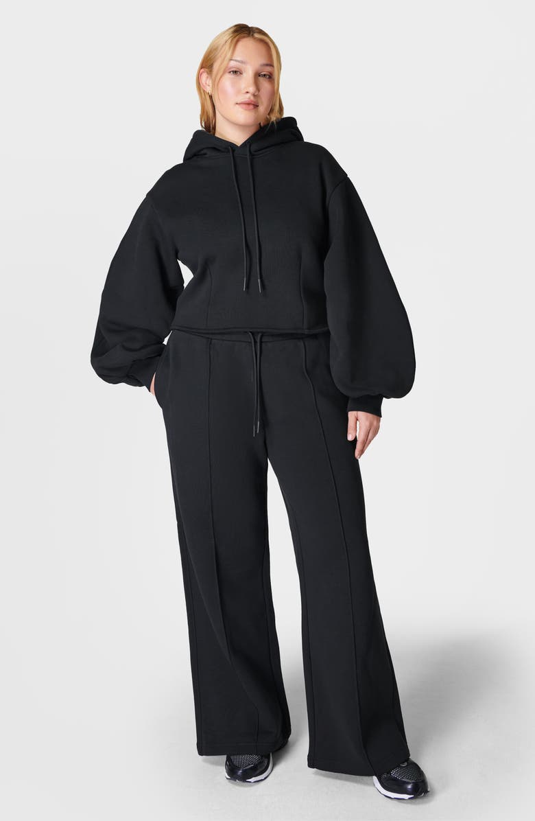 Sweaty Betty Elevated Studio Hoodie, Alternate, color, Black