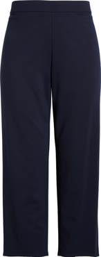 Eileen Fisher Double Knit Ankle Straight Leg Pants